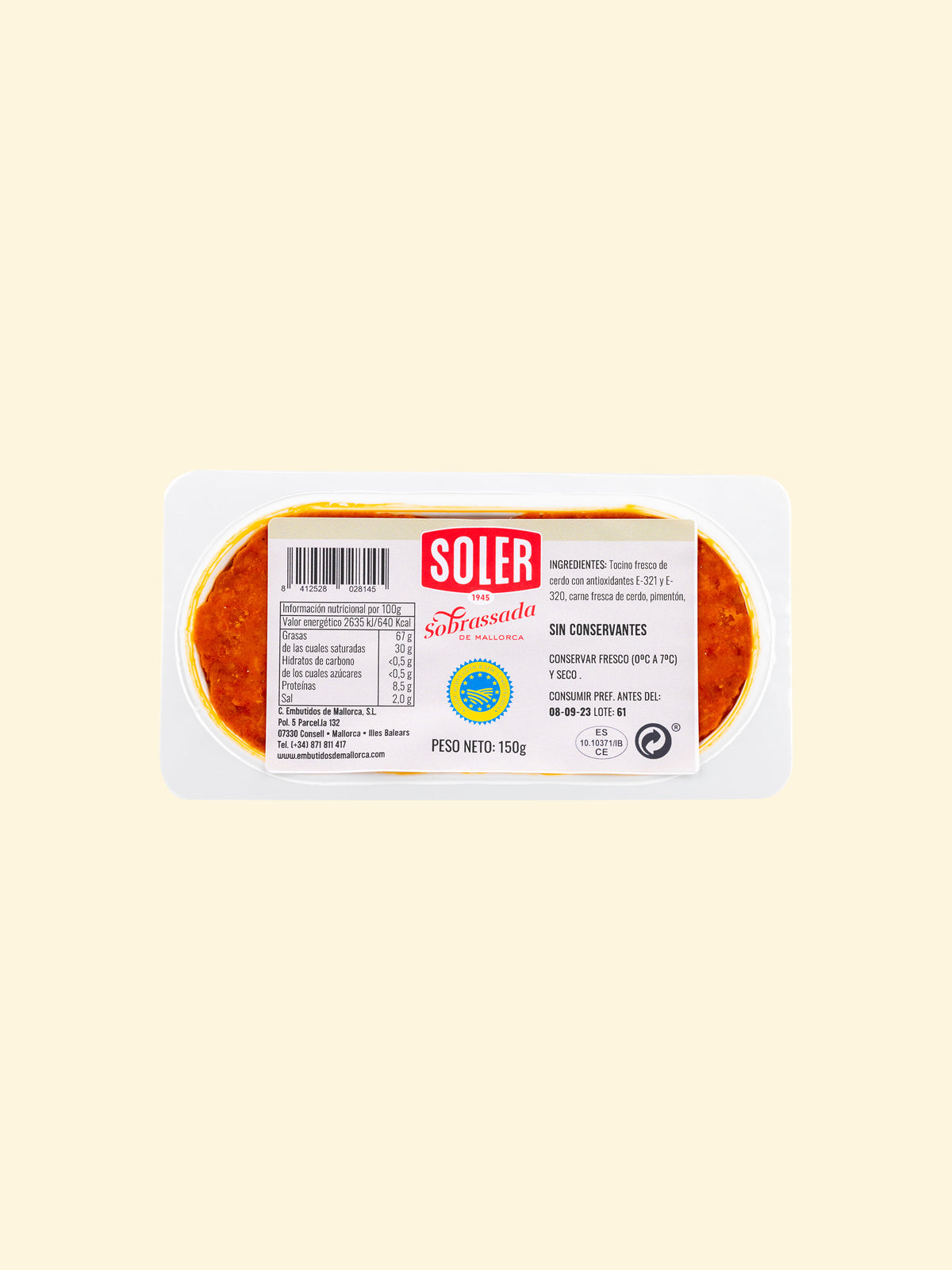 Sobrasada de Mallorca IGP